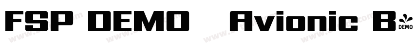 FSP DEMO   Avionic B字体转换